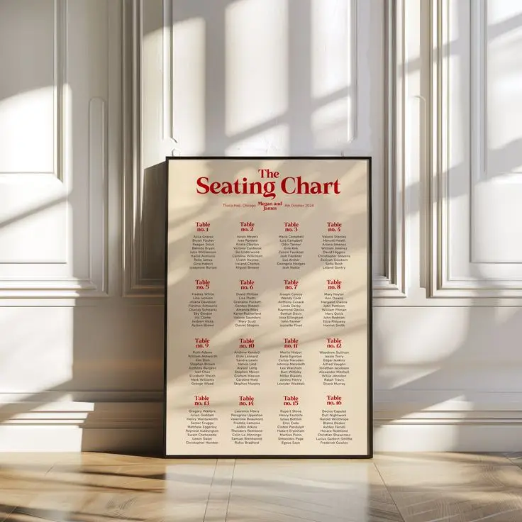 Creative Wedding Seating Chart Ideas to Wow Your Guests!
